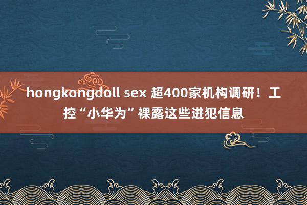 hongkongdoll sex 超400家机构调研！工控“小华为”裸露这些进犯信息